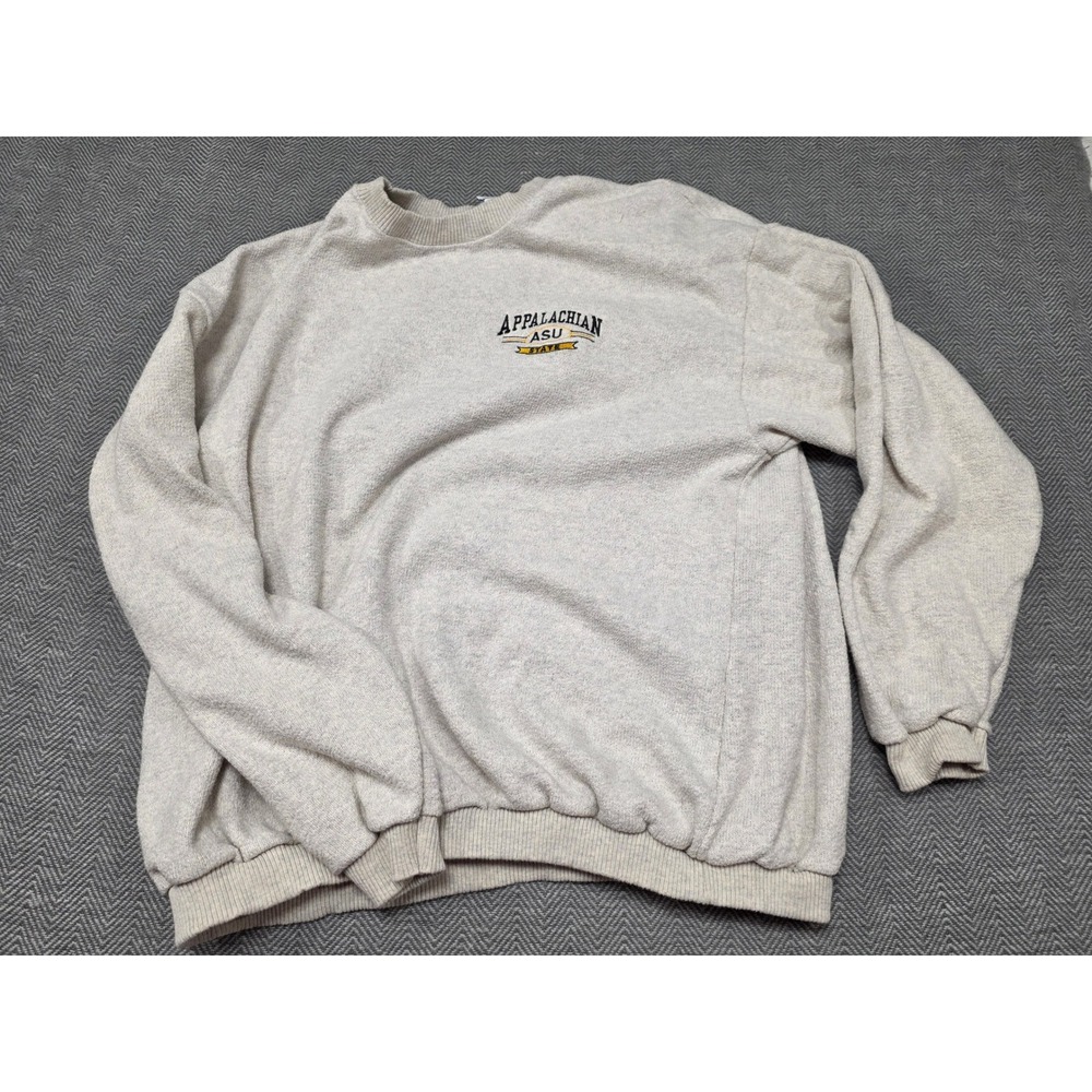 Vintage Cal Cru Appalachian State ASU Sweatshirt XXL Oatmeal‎ Made in USA 90s